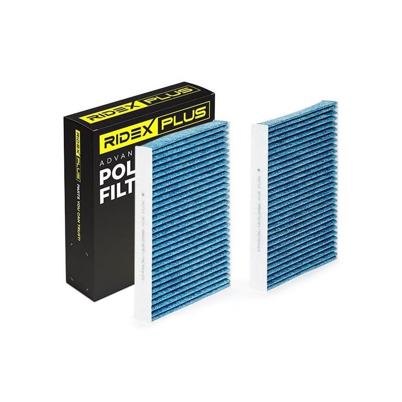 RIDEX Plus Cabin Air Filter Activated Carbon with Anti-Allergic Effect