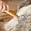 TEEVEA Danish Dough Whisk Stainless Steel Dough Hook Dutch Whisk