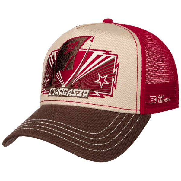 CapUniverse Trucker Cap - Multicoloured Mesh Cap with Motif -