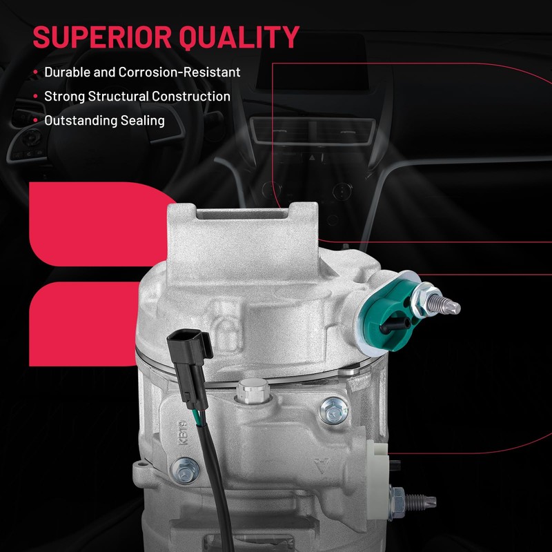 BDFHYK Air Conditioning A/C Compressor with Clutch Compatible with Ford