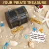 JULEASEL The Gift of Nothing, Pirate Treasure Chest with Golden