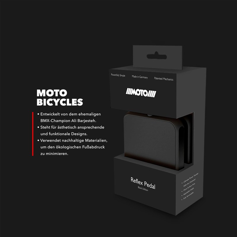 Bicycle Pedals Reflex All Black Edition – The Pedal for