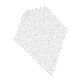 SilverRack DermaSensitivo Shower Mat 100% BPA Free (White) Pebble Stone Look - Shower Mat Non-Slip 53 x 53 cm for Children and Babies - Shower Mat Non-Slip Mat for Secure Hold in the Shower