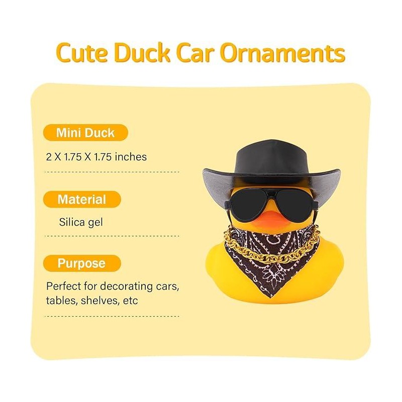 Black Cool Rubber Duck Car Accessories Cool Car Accessories Duck