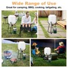 WADEO Propane Refill Adapter for 1lb Tank with Propane Cylinder
