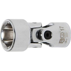 BGS 2457 | Universal Joint Socket, Hexagon | 10 mm (3/8") Drive | 17 mm