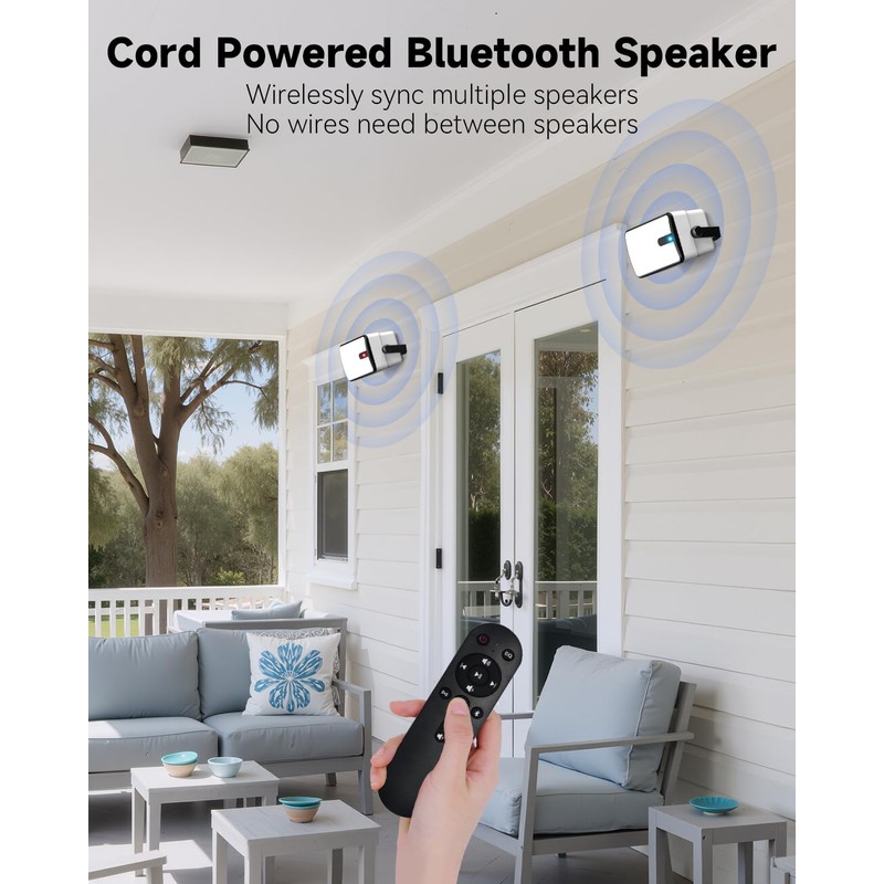 Remote Control for Plyee Audio MZ-621 / MZ-632 Wall-Mounted Bluetooth