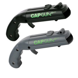 Glatiaofy 2PCs Cap Gun Bottle Opener - Fun and Functional Novelty Beer Bottle Opener with Realistic Design, Gift for Beer Lovers, Parties, and Themed Events (Black Grey)