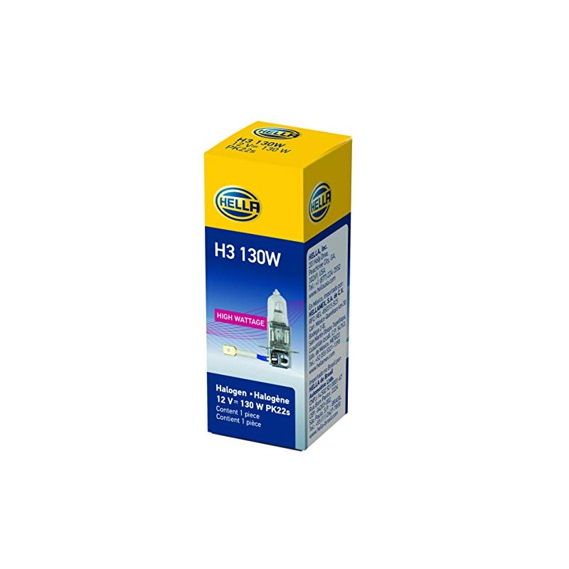 HELLA H3 130W High Wattage Bulb, 12V