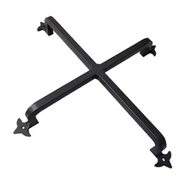 Wrought Iron Decorative Grille, Window & Door Grille, Fleur de Lis Style