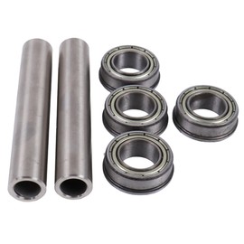 SUKATC 00278500 05400726 Wheel Bearings with Tough Steel Seals and 100% 304 Stainless Steel Axle Compatible with Gravely ZT42XL ZT48XL ZT54XL ZT1840XL ZT1842XL ZT2042XL ZT2448XL ZT2548XL, 42" 52"