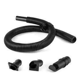 Shop-Vac 9056400 Flexible Hose, 1-1/4 in. Diameter x 4 ft. Length,Durable For Wet/Dry Vacuums, Black (1-Pack)