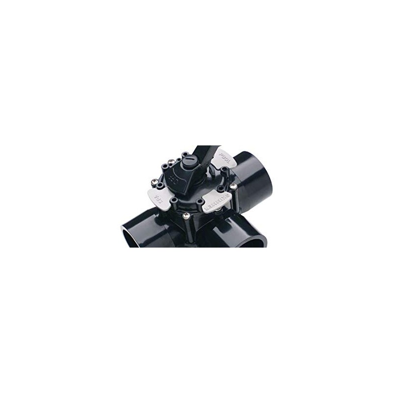Waterway Plastics TruSeal 3-Way Swimming Pool Diverter Valve for 1½"