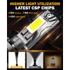 Auxbeam H 7 Fog Lights, Q40 Series 20000LM 600% Brighter