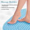 Joiyota Silicone Bathtub & Shower Mat Non Slip, Bubble Massage