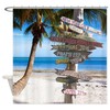 CafePress Key West Sign Decorative Fabric Shower Curtain