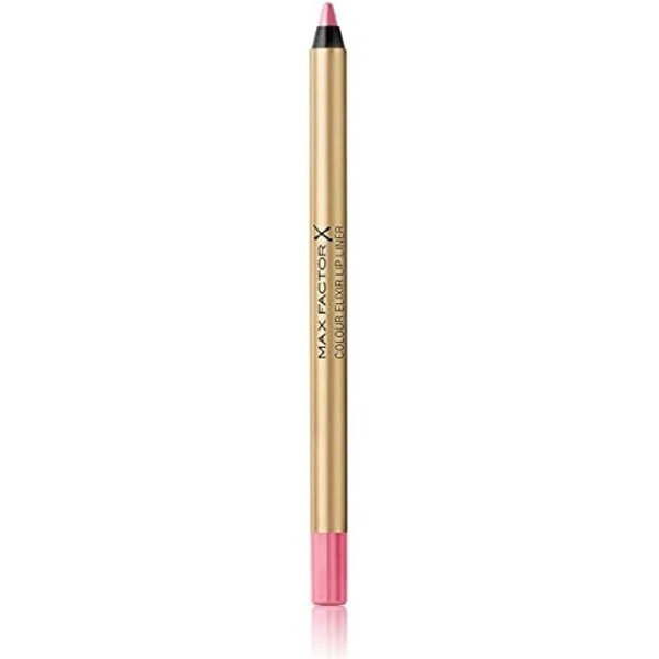 Max Factor Colour Elixir Lip Liner Pink Petal 02 - Perfectly Defined Lip Contour for Perfectly Shaped Lips - With Smooth Application