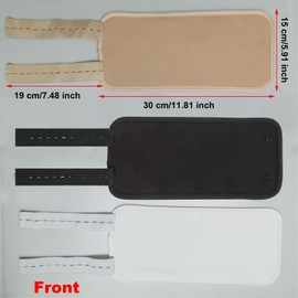 Paifeancodill Castor Oil Pack Wrap, 2 Pcs Caster Oil Organic For Knee, Feet and Hand, Reusable Castor Oil Pack Wrap Kits, Organic Castor Oil Cold Pressed Cotton Flannel (Oil Not Included) (Black)