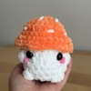 Chonky mushroom crochet handmade amigurumi cute plushie - Color: Yellow