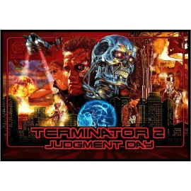 Williams TERMINATOR 2 Pinball Machine Alternate Translite AWESOME REPLACEMENT #1