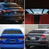 V-SEK Rear Window Louver Compatible with Civic Sedan 4 Door