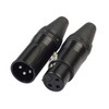 B Baosity XLR 3-Pin Male to Female Audio Connector