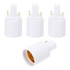 PATIKIL G24d to E26/E27 Light Socket Adapter, 4pcs Lamp Holder