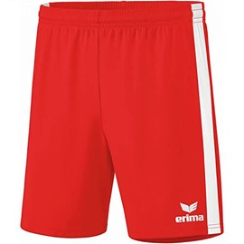 Erima Retro Star Unisex Shorts, Unisex_Adult, Shorts, 3152101, red/White, XL