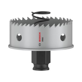 Bosch 1 x Pro Sheet Metal Power Change Plus Hole Saw (for Stainless Steel Sheets, Steel Sheets, Diameter 65 mm, Professional Accessories Drill/Screwdriver)