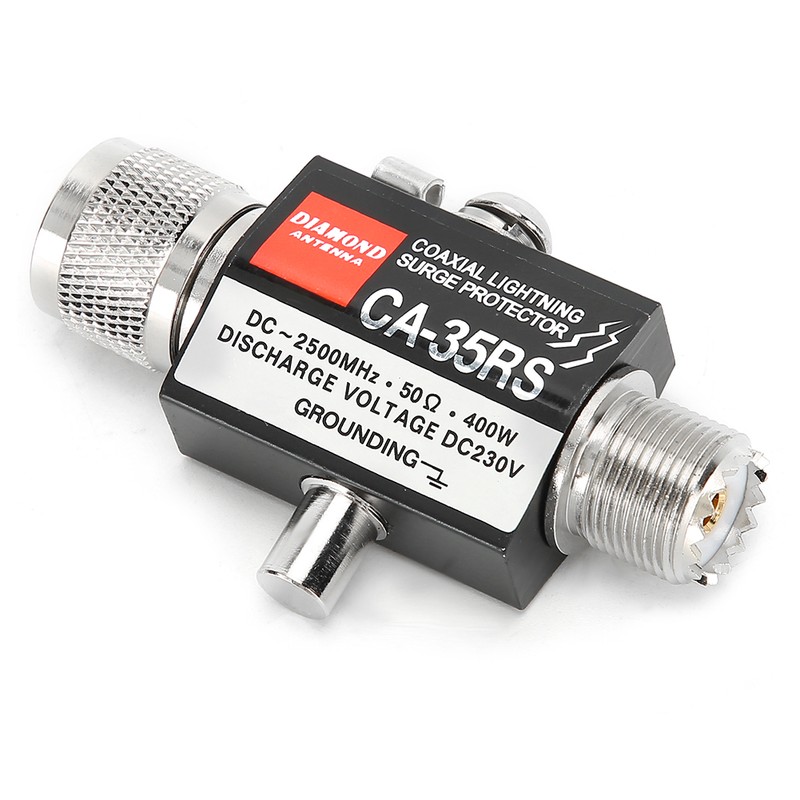 Surge Protector Arrester CA‑35RS Walkie Talkie Antenna Coaxial Cable PL259