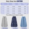 Unnivoll Baby Sleep Sack 0-6 Months 3 Pack 100% Cotton
