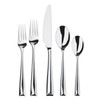 Gourmet Settings 20-Piece Silverware Soprano Collection Polished Stainless Steel Flatware