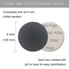 50Pcs 5 Inch Hook and Loop Sanding Discs, 1000/1500/2000/3000/5000 Grit