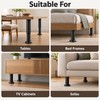 Adjustable Furniture Support Legs for Beds, Sofas & Tables –