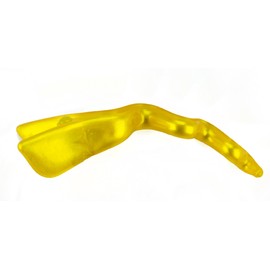 1 PC Hair Clip Mini Silk in Sunny Yellow Approx. 9 cm Long – Made in Germany – Welovebeads