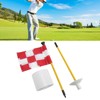 Golf Pin Flag Hole Cup Set for Mini Putting Green