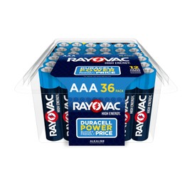 Rayovac AAA Batteries, Alkaline Triple A Batteries (36 Battery Count)