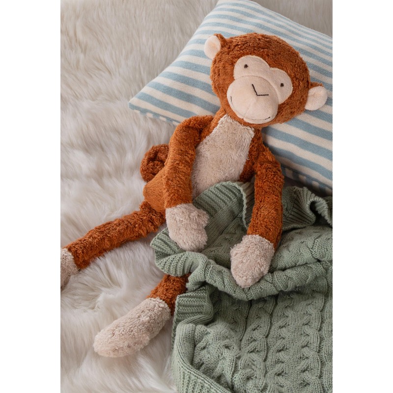 Sigikid Cuddly toy monkey green organic collection for babies and