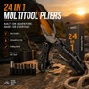 24-in-1 Multitool Pliers for Repairs – Stainless Steel EDC Tool