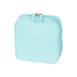 choutrente Women's Makeup Pouch, Small Items, Can Be Stored Standing, blue (aqua)