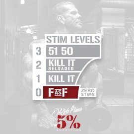5% Nutrition Full As F Overdosed Nitric Oxide Booster, Stim-Free Pump Pre-Workout | Massive Pumps Strength Gains & Endurance | L-Citrulline, Nitrosigine, Danshe | 350 g (350 g, Push Pop)