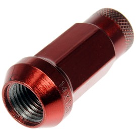 Dorman 713-685E Red Open End Knurled Wheel Nuts Compatible with Select Models, 20 Pack