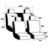 MAGQOO Universal PU Leather Car Seat Cover Full Set 5-Seat
