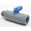 3/8" FNPT x MNPT PVC Ball Valve Inline