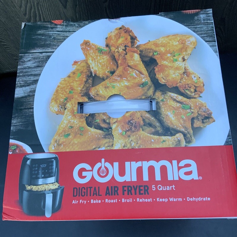 Gourmia 🧆 Gourmia 5qt Digital Air Fryer,BAKE,ROA