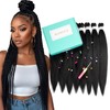 Roeula T1B/27/613# Pre Stretched Braiding Hair 20 Inch 8 Packs