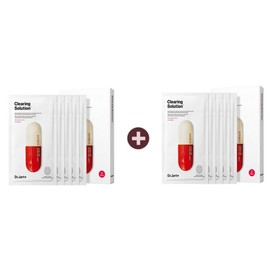 Dr. Jart Dermask Microjet Clearing Solution Pack 27g, Pack of 5, 2 packs / 닥터자르트 더마스크 마이크로젯 클리어링 솔루션 팩 27g, 5개입, 2개