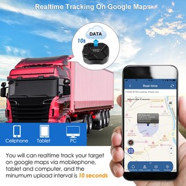 Winnes GPS Tracker for Vehicles 4G LTE Car Tracker Device Hidden up to 100 Days Long Battery Rastreador GPS para Carros Strong Magnetic Tracker Device for Vehicles Fleet Trailer Anti Theft TK905B
