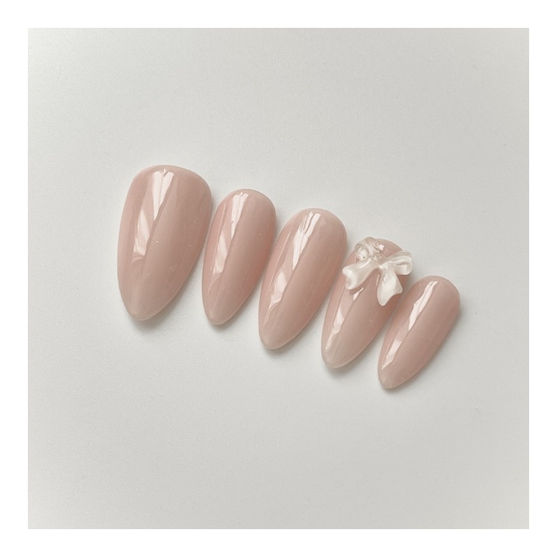 3+1 Ballet Core Handmade Nail Tips - Long Point /