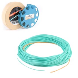Maxcatch Euro Nymph Fly Fishing Line, Weight Forward Floating, WF2-6F, Double Welded Loops (Pale Green&Camo, WF3F-90FT)
